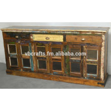 recycle wood sideboard w